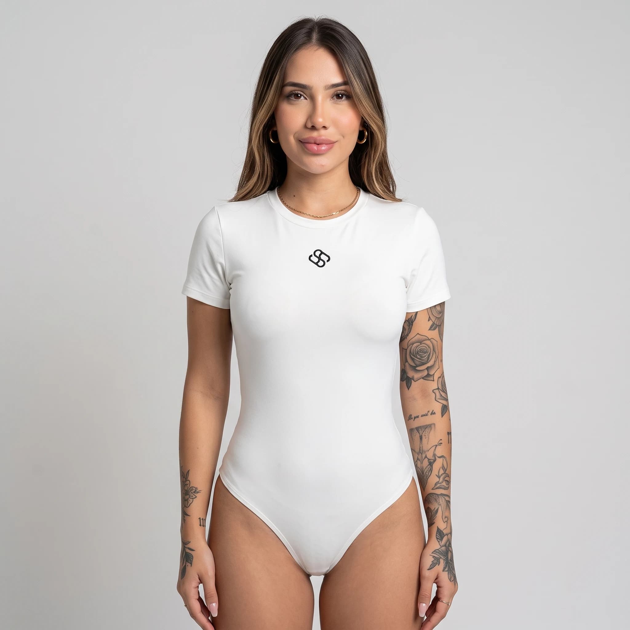 Body manga corta Val Blanco
