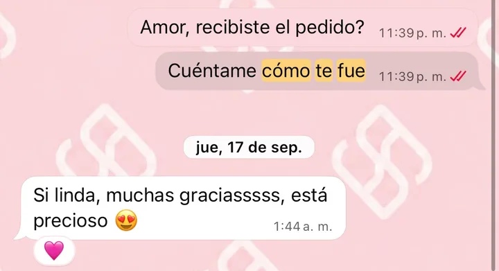 Mensaje de una clienta de Val Store (5)