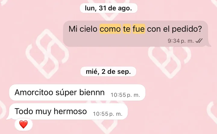Mensaje de una clienta de Val Store (7)