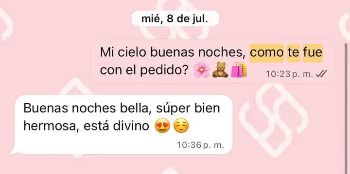 Mensaje de una clienta de Val Store (13)
